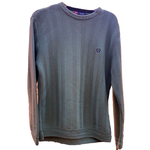 CHAPS Large Sage Green Cotton Mens  Sweater